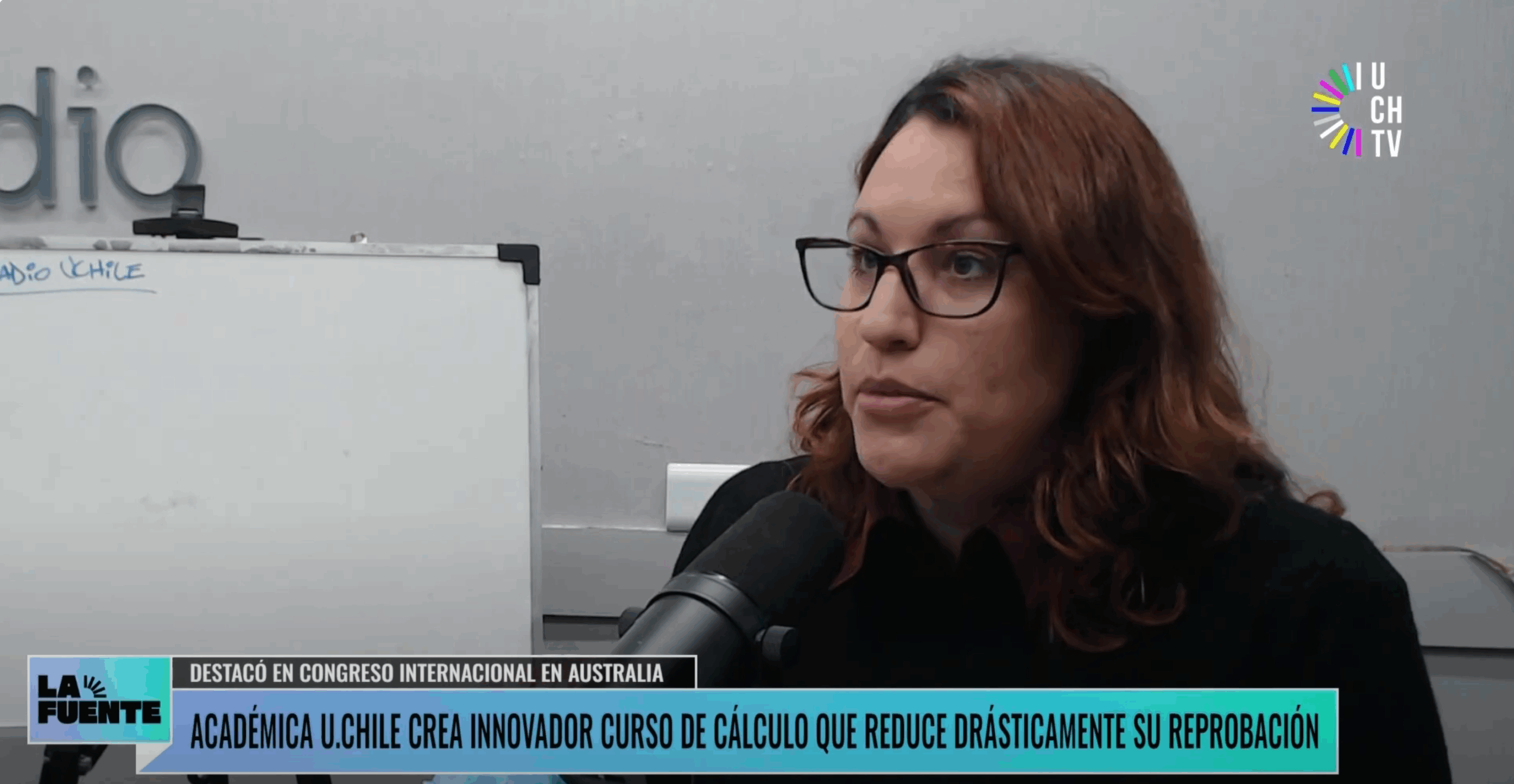 Leslie Jimenéz en La Fuente, de Radio-UChileTV
