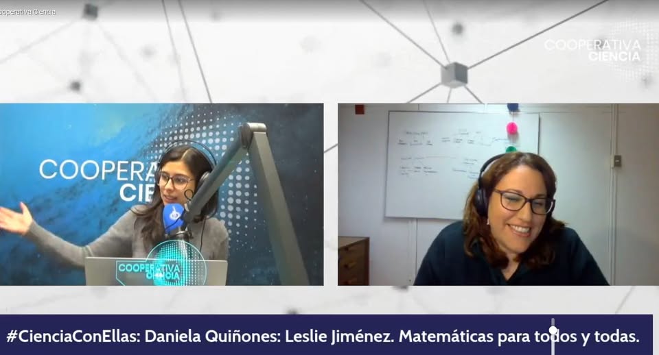 Entrevista a Leslie Jiménez en Cooperativa Ciencia