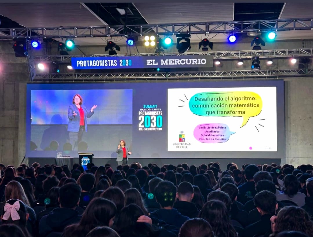 Académica UChile Leslie Jiménez dicta conferencia para romper mitos de las Matemáticas en Protagonistas 2030
