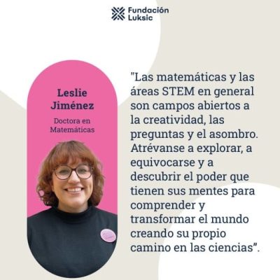 Académica UChile Leslie Jiménez destacada como referente STEM en la campaña “Mujeres que Todo lo Pueden”